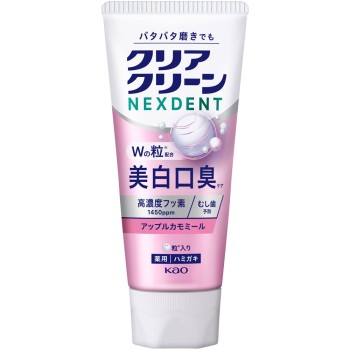 클리어클린 NEXDENT 미백 구취 애플 캐모마일 110g 카오 (의약외품)