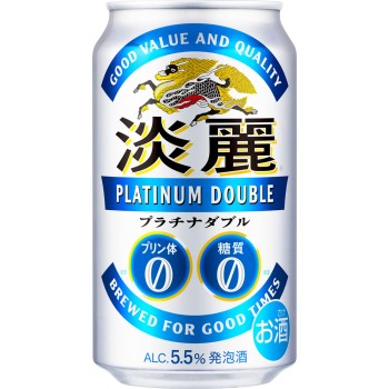 단레이 플래티넘 더블 케이스 350ml×24