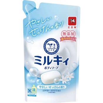 밀키 바디소프 부드러운 비누 향 리필용 360mL 우유비누공진사