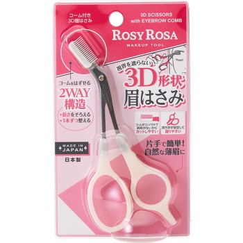 로지로자 콤 부착 3D 눈썹 가위 샨테이