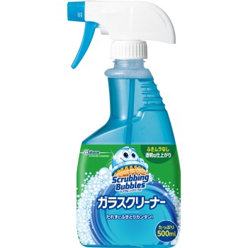 스크러빙버블 유리 클리너 본체 500ml 존슨