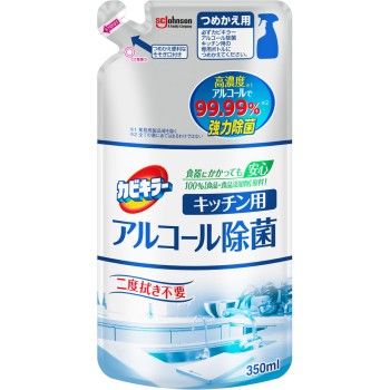 곰팡이킬러 알코올 제균 주방용 교체 350ml 존슨