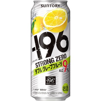 -196 스트롱 제로 더블 자몽 캔 케이스 500ml×24
