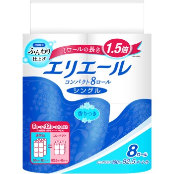 에리에르 화장실 티슈 컴팩트(싱글) 8RS 다이오제지