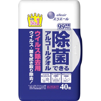 에리에르 살균·바이러스 제거용 박스 본체 40매 다이오제지