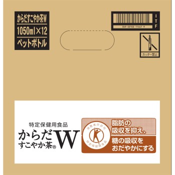 몸 건강 차 W 케이스 1050mL×12