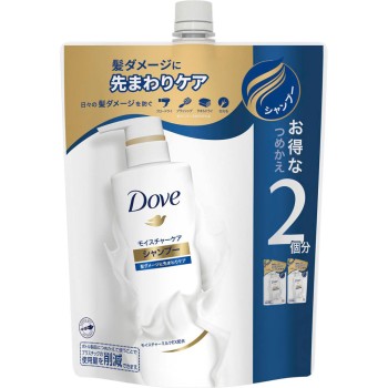 도브 모이스처 케어 샴푸 리필용 700g 유니레버재팬