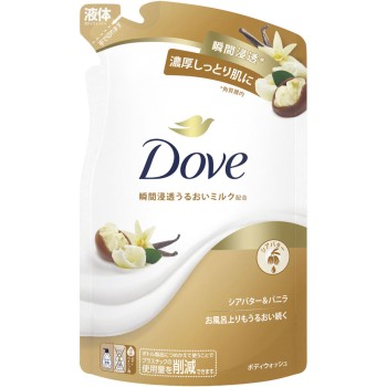 도브 바디워시 시어버터&바닐라 리필용 330g 유니레버 재팬