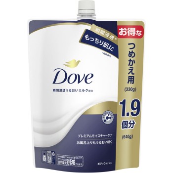 도브 바디워시 프리미엄 모이스처케어 리필용 640g 유니레버재팬