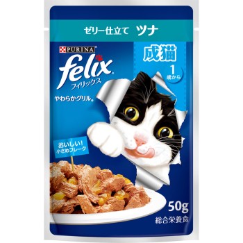 필릭스 파우치 부드러운 그릴 성묘 참치 50g 네슬레재팬