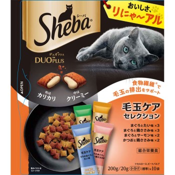 시바 듀오플러스 헤어볼 케어 셀렉션 SDP1 200g 마즈 재팬 리미티드