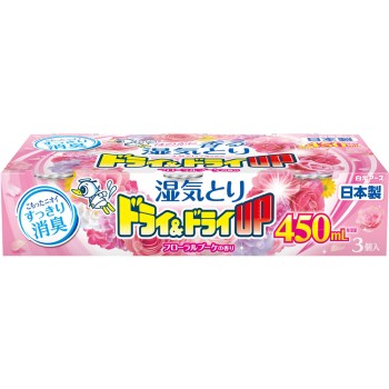 드라이&드라이 UP 플로럴 부케 향 450ml×3 시로모토 아스