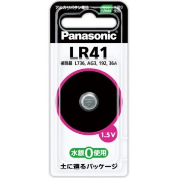 알카라인 버튼 전지 LR41P 파나소닉