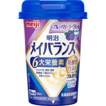 메이밸런스 Mini컵 블루베리요구르트맛 케이스 125ml×12 메이지
