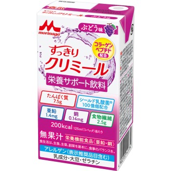 엔조이 상쾌 크리밀 (포도맛) 125ml 모리나가유업