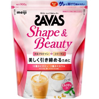 SAVAS 포 우먼 쉐이프 앤 뷰티 밀크티 풍미 45식분 900g 메이지
