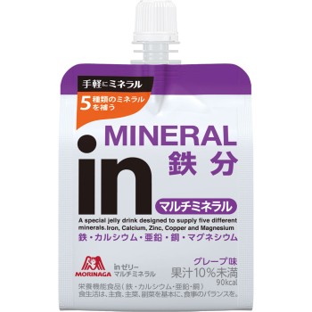 in젤리 멀티미네랄 6P 180g×6 모리나가제과