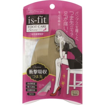 is-fi 발끝 충격 흡수 베이지 3mm 1켤레 모리토