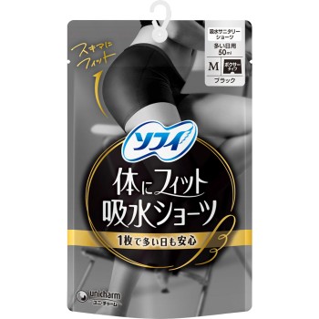 소피 몸에 피트 흡수 쇼츠 M 유니참
