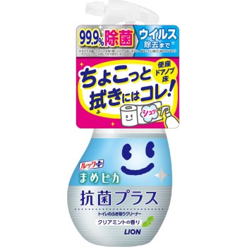 룩 플러스 마메 피카 화장실용 세제 항균 플러스 화장실 닦기 클리너 본체 210ml 라이온