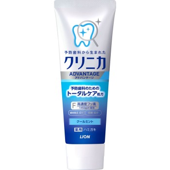 클리니카 어드밴티지 치약 쿨민트 세로형 치약 130g 라이온