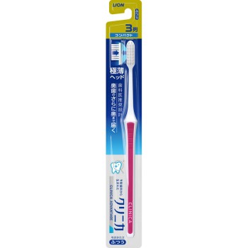 클리니카 어드밴티지 칫솔 3열 컴팩트 1개 칫솔 보통 라이온