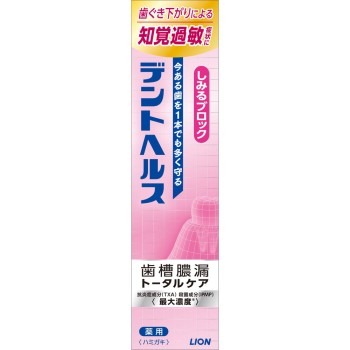 덴트 헬스 약용 치약 시린 차단 115g 라이온