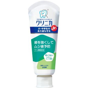클리니카 Jr. 치약 부드러운 민트 향 치약 60g 라이온