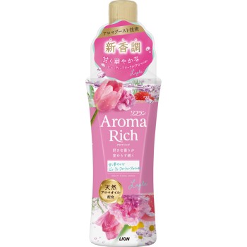 소프란 아로마리치 레일라 유연제 본체 뷰티 플로럴 아로마 향 480ml 라이온