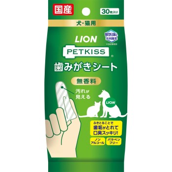 PETKISS 양치 시트 30매 라이온 상사