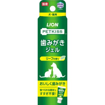 PETKISS 이닦기 젤 리프향 40g 라이온상사
