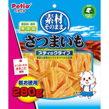 소재 그대로 고구마 스틱 280g 페티오