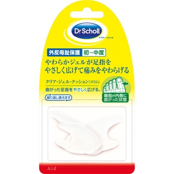 닥터 숄 클리어 젤 쿠션(슬림)[토 세퍼레이터] 3개 Scholls Wellness Co