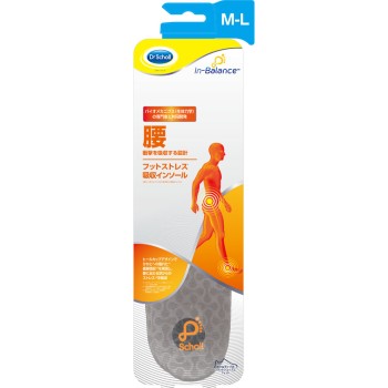 닥터 숄 인 밸런스 풋 스트레스 흡수 깔창 허리 M-L 1발입 Scholls Wellness Co