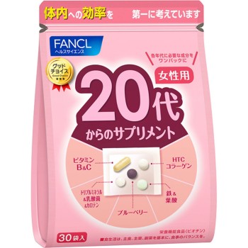 20대부터의 서플리먼트 여성 30일분 30봉지 판클