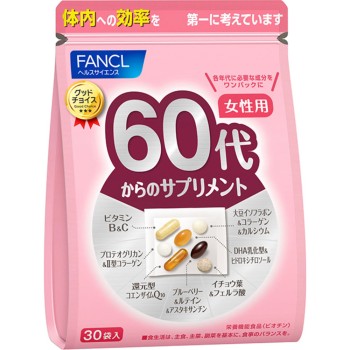 60대부터의 서플리먼트 여성 30일분 30봉 판클
