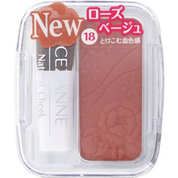 내추럴 치크 N18 로즈 베이지 세잔느화장품