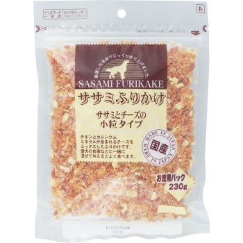 알뜰 후리카케 닭가슴살과 치즈 작은 알갱이 타입 230g 큐슈펫푸드