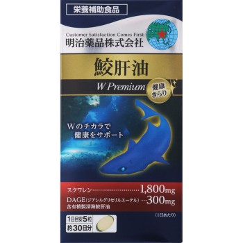 건강키라리 상어간유W프리미엄 150정 메이지약품