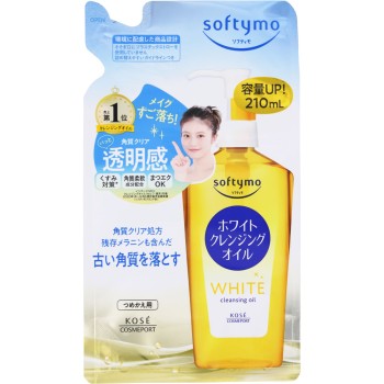 소프티모 화이트 클렌징오일 리필 210mL KOSE 코세 코스메포트