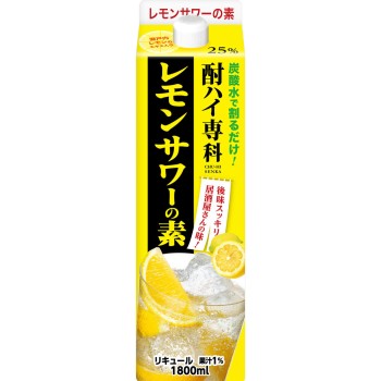 추하이 전과 레몬 사워 소재 팩 1800ml