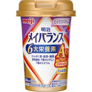 메이지 메이밸런스Arg Mini컵 믹스베리맛 125ml 메이지