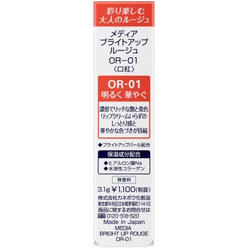 미디어 브라이트업루즈 OR-01 가네보