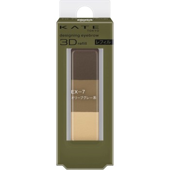 케이트 디자이닝 아이브로우 3D EX7 리필 2.2g 가네보