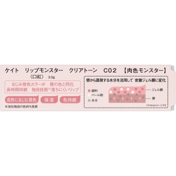 케이트 립 몬스터 클리어 T C02 3g 가네보