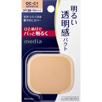 미디어 브라이트업 팩트 OC-C1 11g 가네보