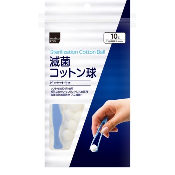 마츠키요 멸균 코튼 볼 10g