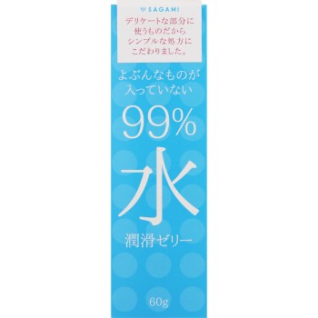 99% 물 윤활 젤리 60g 사가미 고무공업