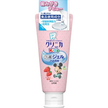 클리니카 키즈 젤 치약 딸기 어린이 치약 60g 라이온