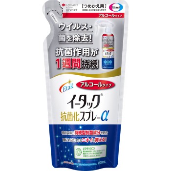 이타크 항균화 스프레이 알파 알코올 타입 리필 200ml 에이자이